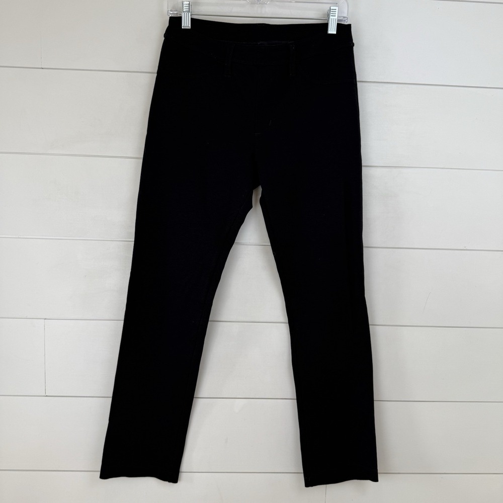 American Giant Ponte Slim‎ Pant Super Black Women 8 USA